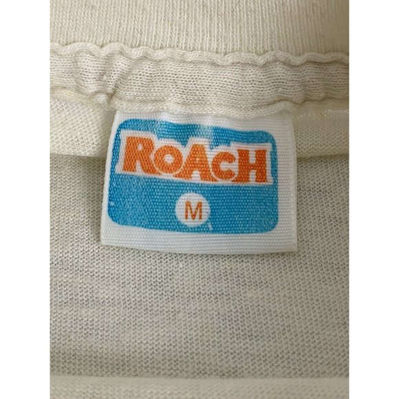 Roach Youth Shirts US Coastguard Cutter Vintage Ivory Single Stitch Medium - Picture 6 of 13